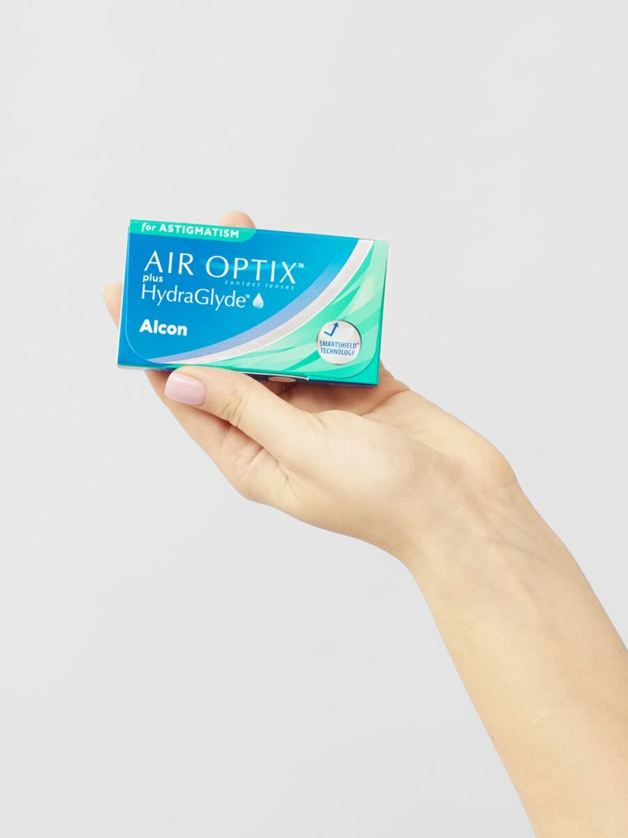 Изображение Alcon Air Optix plus HydraGlyde for astigmatism (3 линзы) 8.7, -1.25, 170, -3.50