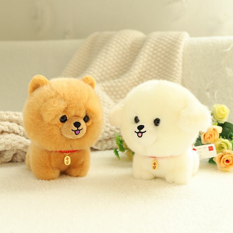 Мягкие Игрушки Xiaomi Мягкая игрушка Собака пушистая шпиц-Праздничные подарки-Праздничные подарки