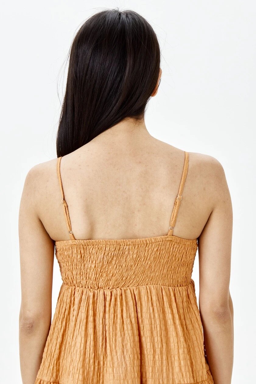 Платье Selfie, размер XS, охра — фото 1