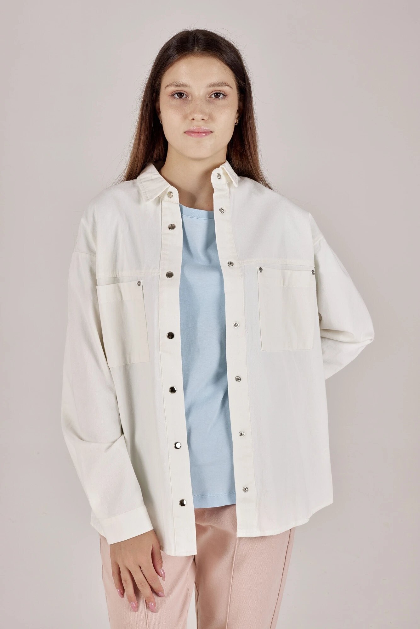 Рубашка Selfie, размер XS, белый — фото 1