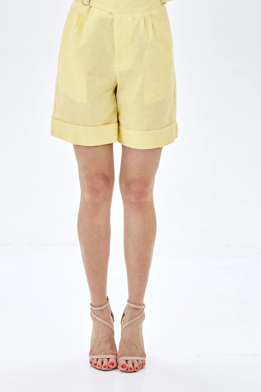 Шорты Selfie, размер XS, желтый — фото 1