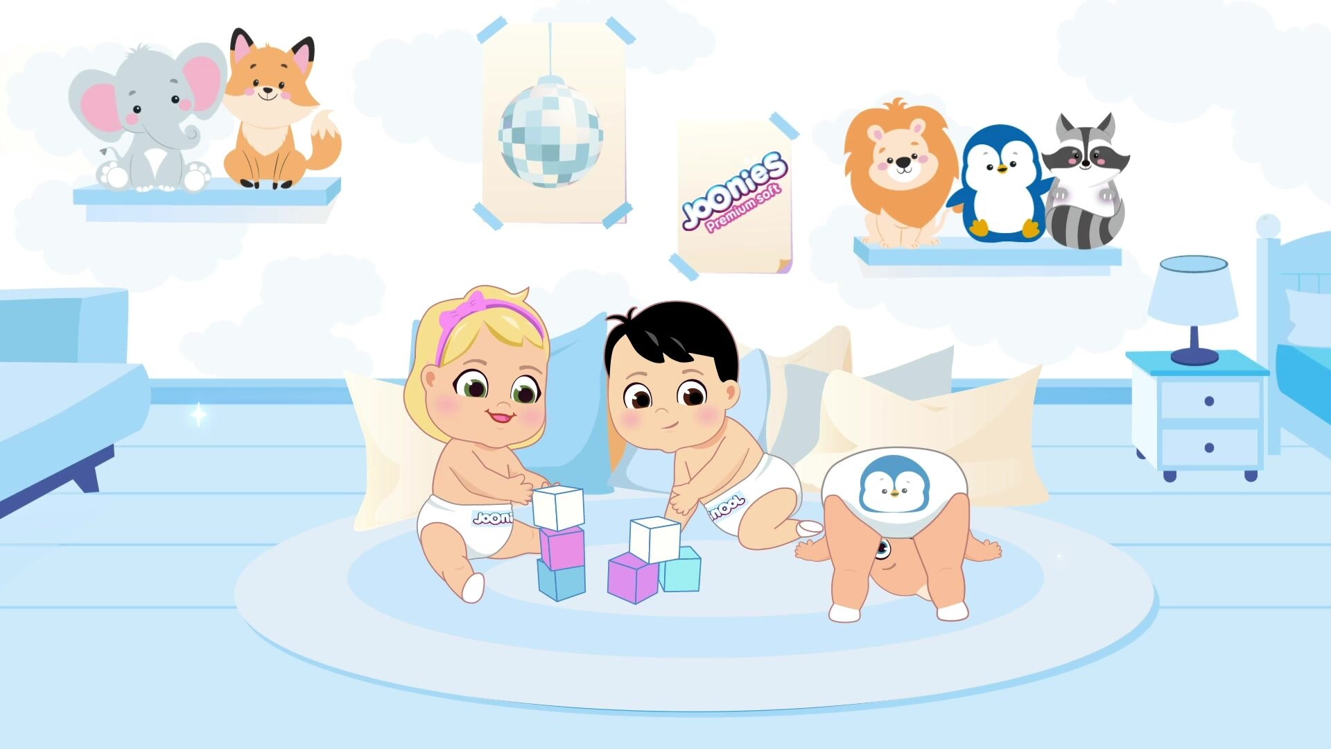 JOONIES Premium Soft Подгузники-трусики, размер M (6-11 кг), MEGA PACK 68 шт. — фото 1