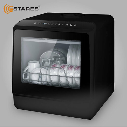 Посудомоечная машина компактная 900W -BLACK с ОКНОМ-220V-ESTARES