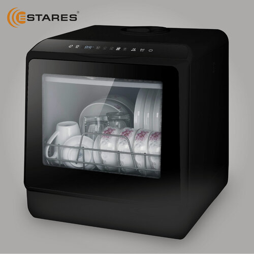 Изображение товара Посудомоечная машина компактная 900W -BLACK с ОКНОМ-220V-ESTARES