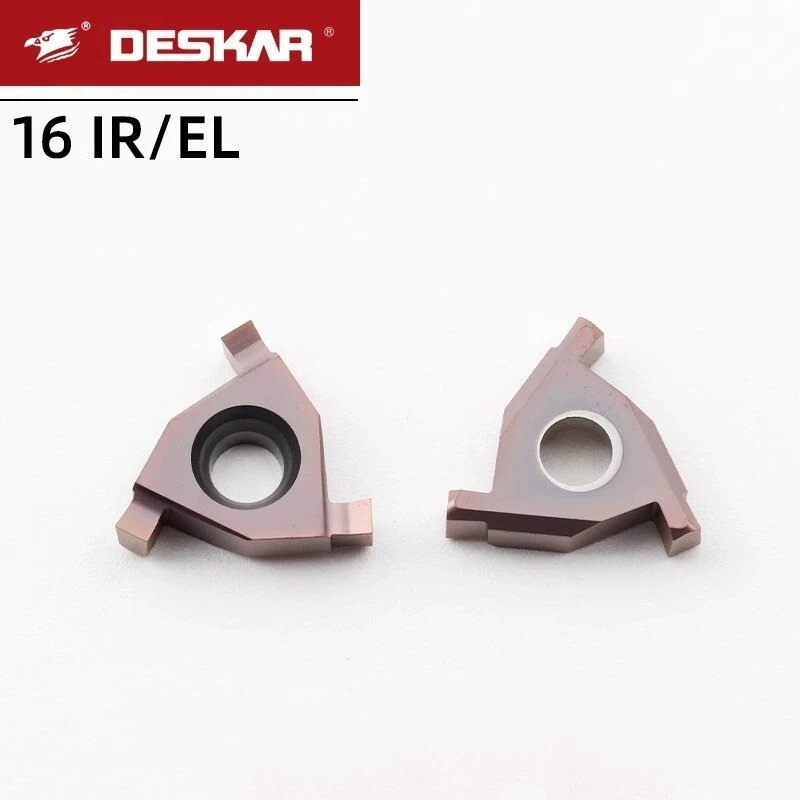 Deskar 100% оригинал 16Er/Il 16Ir El 0.7 -1.0 1.1 1.2 1.3 1.5 1.6 1.7 1.8 1.9 2.0 3.0 Lf6018 Твердосплавное лезвие для обработки канавок с ЧПУ, 1.4 Lf6018, 16 IR EL, 10pcs ( 1 BOX)