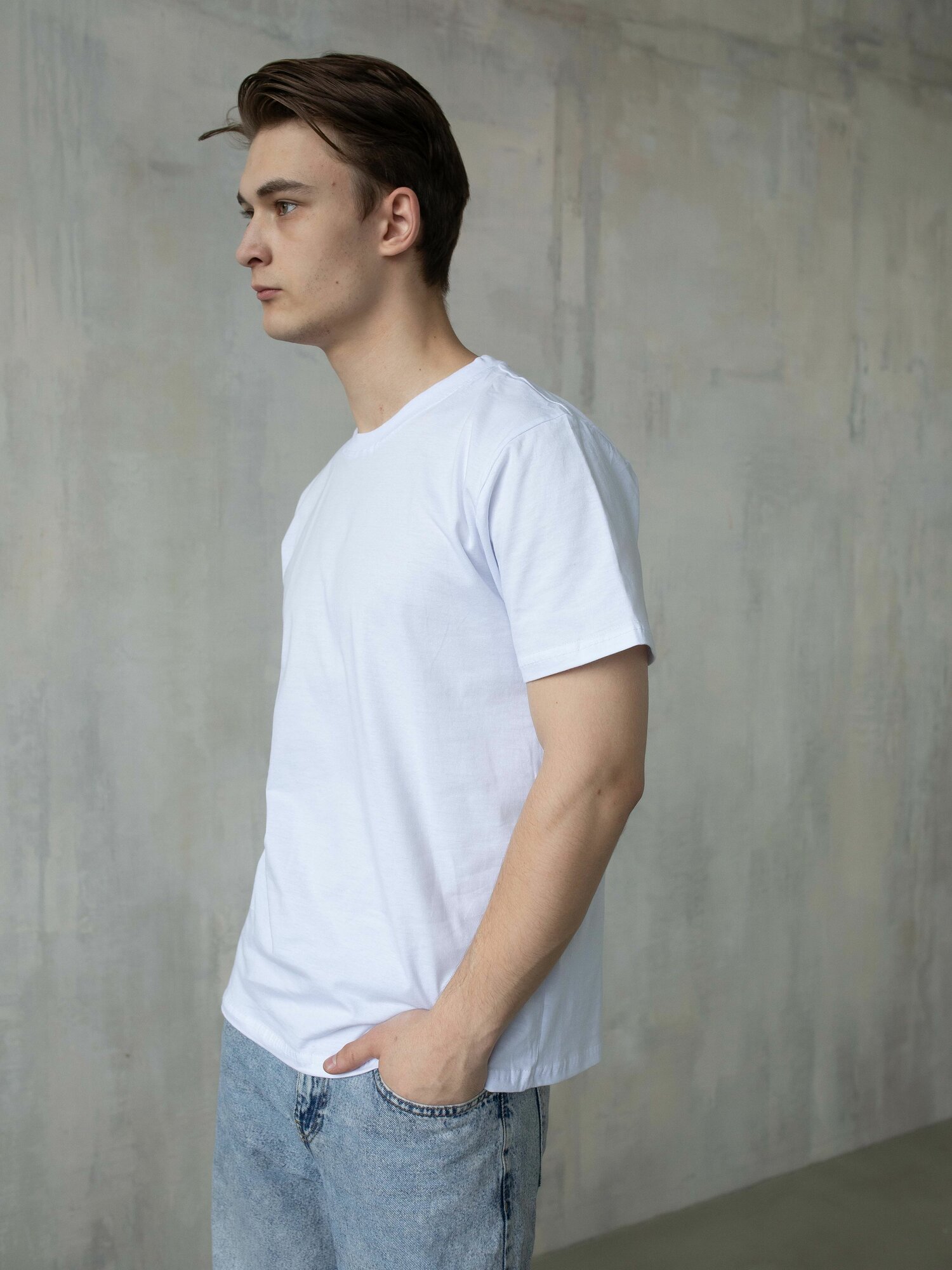 Футболка Баракат Текс  1 шт   размер 50  M   белый белый