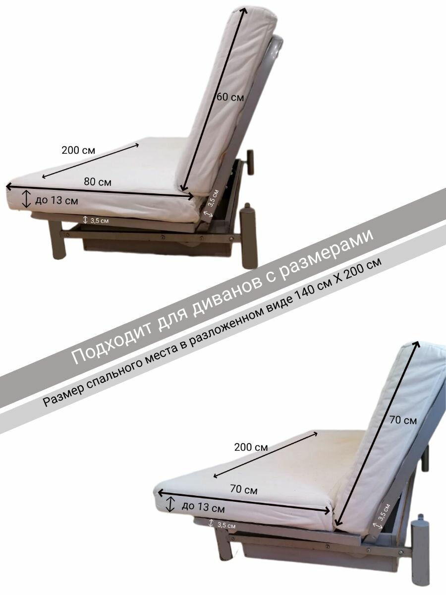 Чехол на диван-кровать Бединге Икеа, Bedinge Ikea стеганный — фото 1