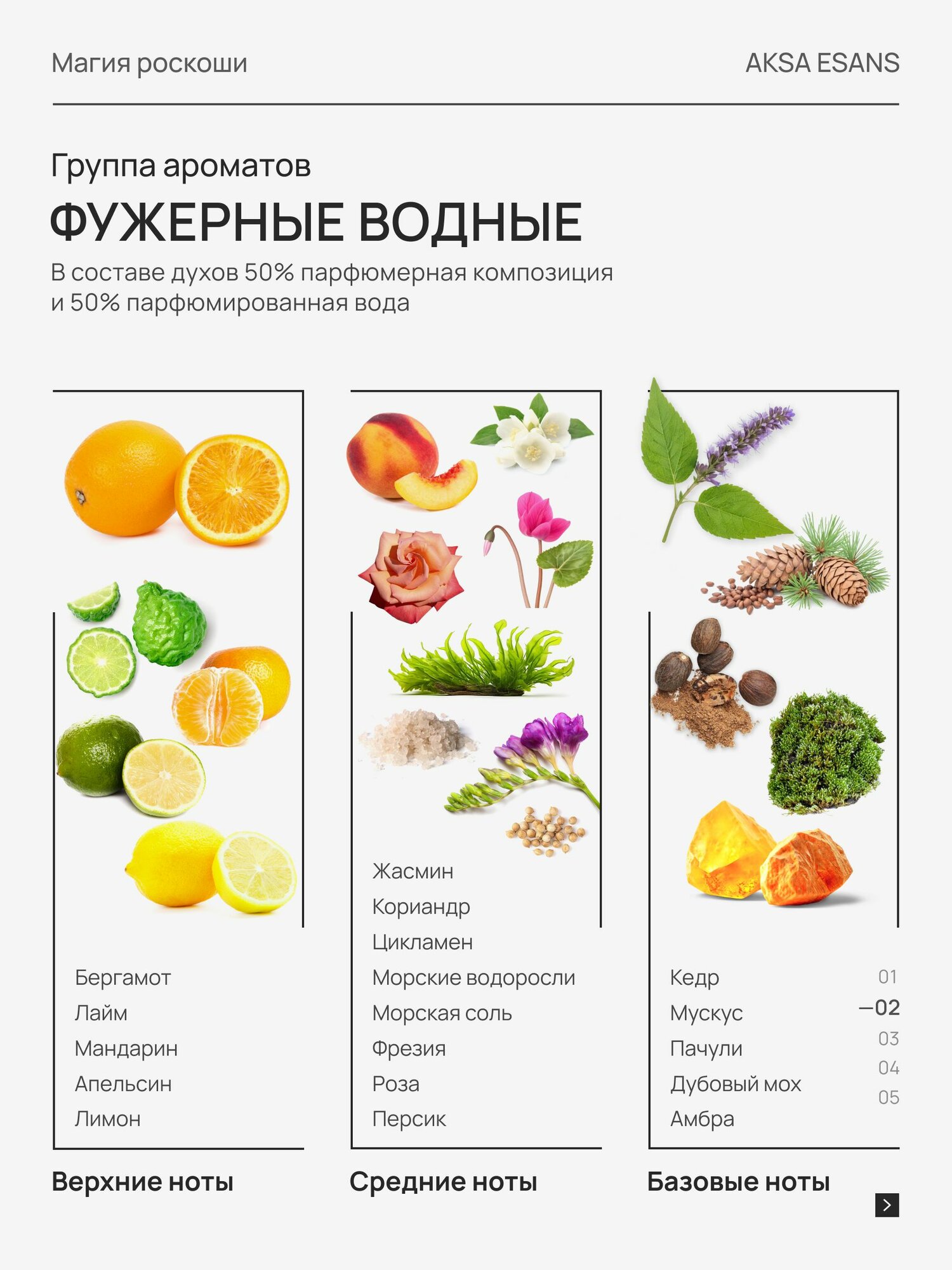 Духи AKSA ESANS "Ди Гио", масляные, восточные, унисекс, 6 мл — фото 1