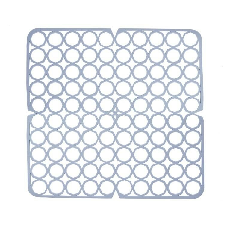 Решетка (сетка) для раковины квадратная 27*27см серая IS10602/13 Spark Plast (аналог 819576)
