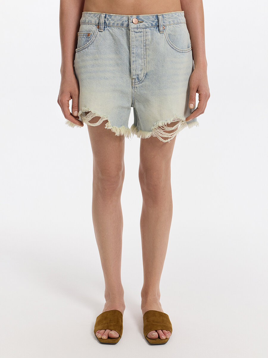 Шорты LOVE REPUBLIC, размер 42, светлый индиго