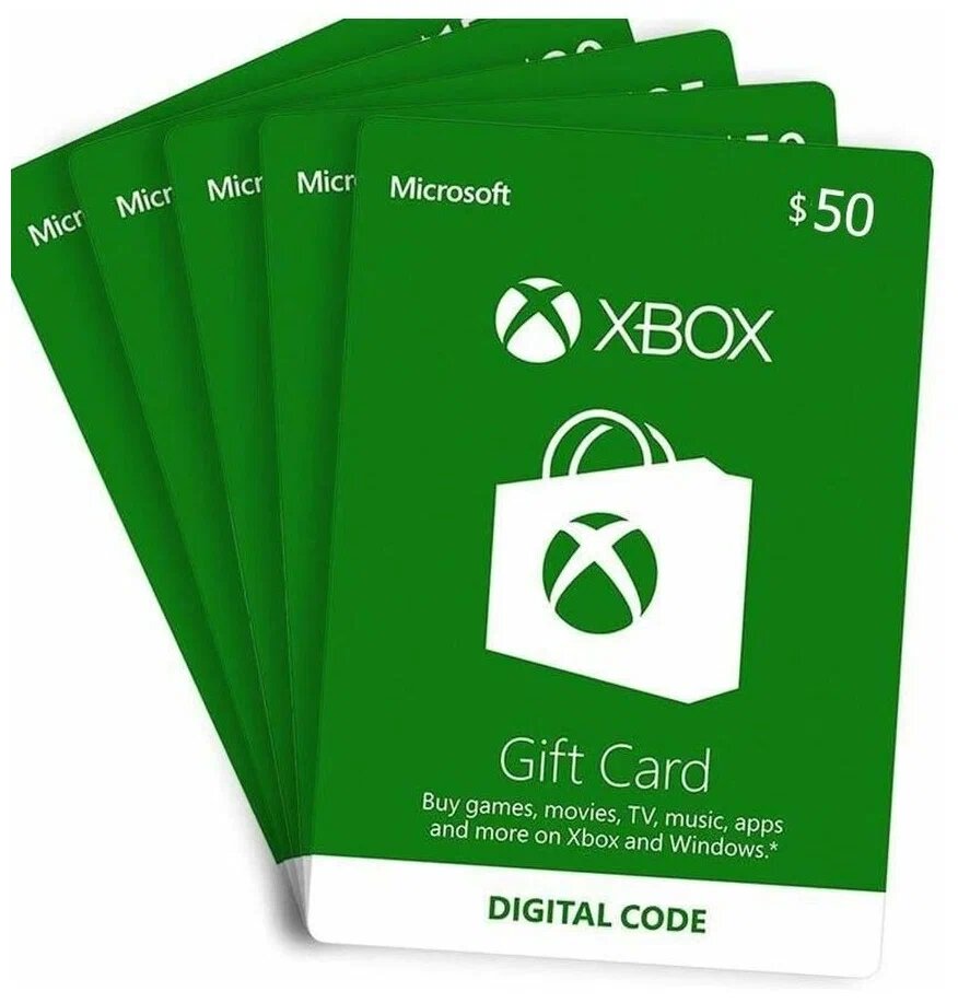 Цифровая подарочная карта Xbox Store (25 USD, США)