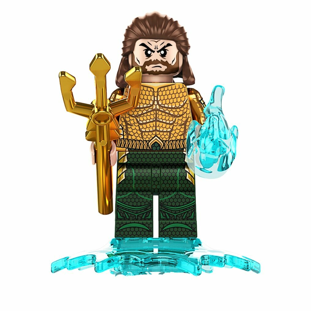 Маленькие строительные блоки Aquaman Мера Черный Манта, набор в стиле лего