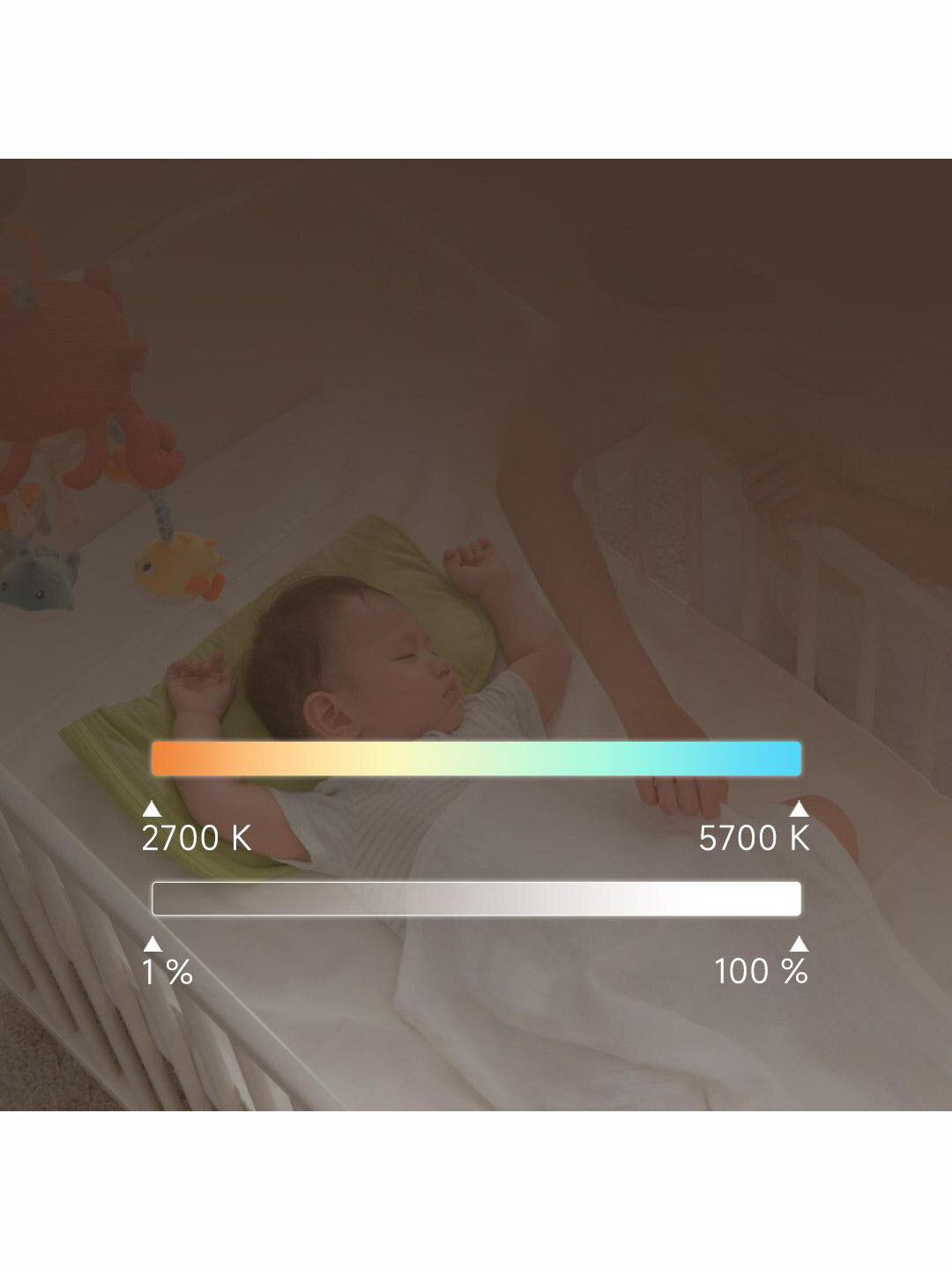 Экран приложения Mi Home с настройками сценариев освещения