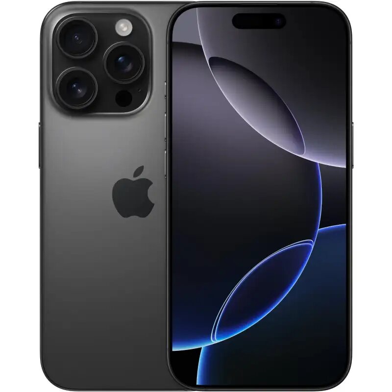 Смартфон Apple iPhone 16 Pro Max, 6.9", 512GB, чёрный, титановый — фото 1