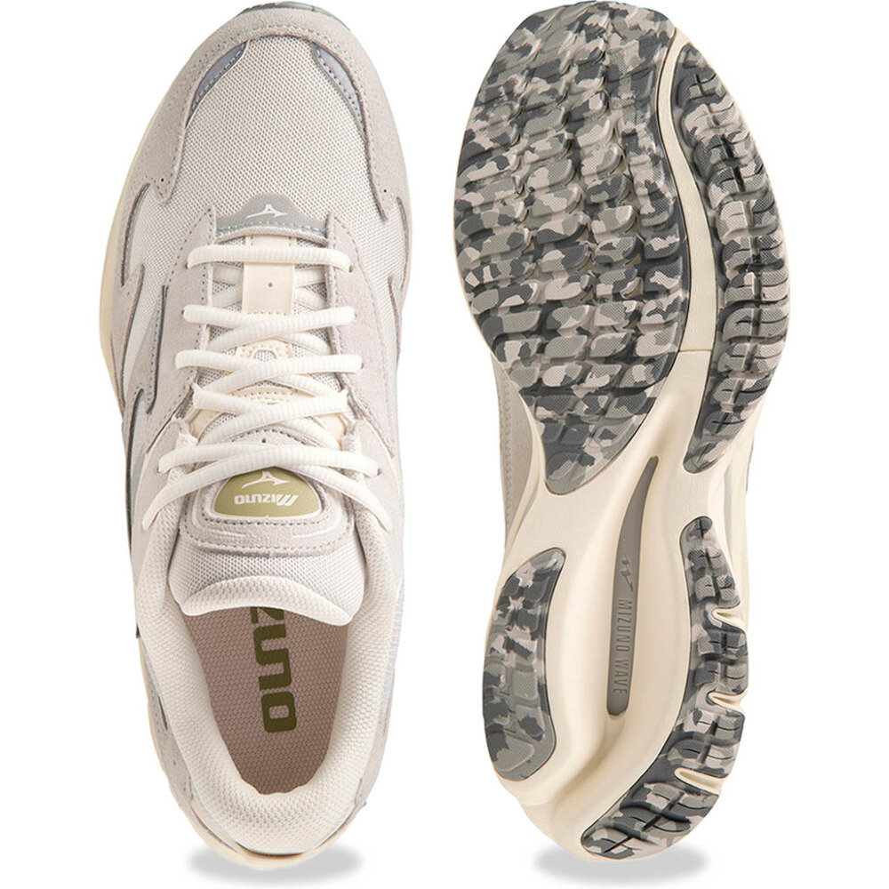 Кроссовки Mizuno Wave Rider B 2023 (NimbusCloud/QuietShade/HarborMist (UK: 10H)), размер 10H, бежевый — фото 1
