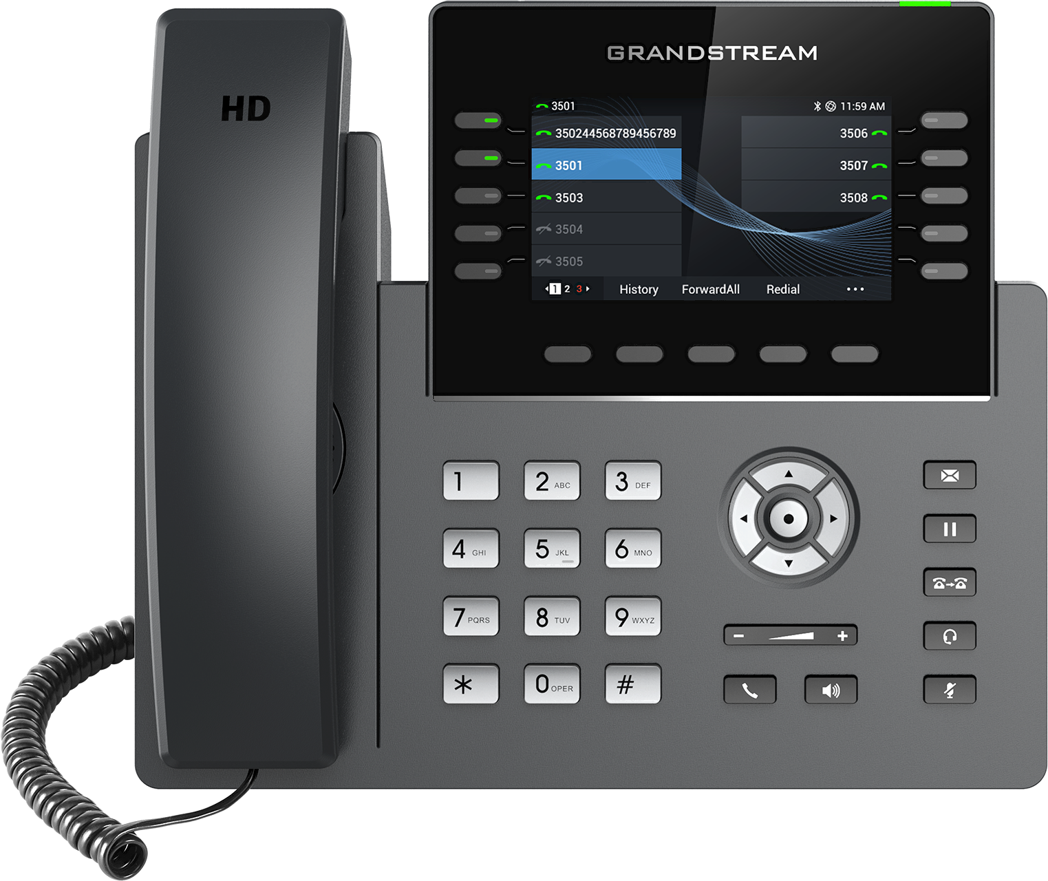 GRANDSTREAM Телефон IP Grandstream GRP-2615 черный