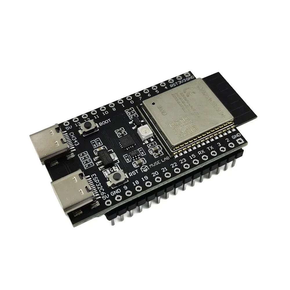 ESP32-C6-N8 ESP32-C6 плата разработки 8Мб 16Мб, ESP32-C6 N16, 15 мм — фото 1
