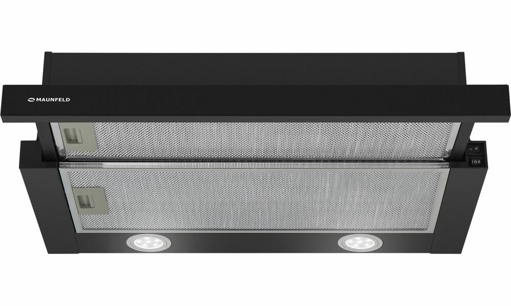 Вытяжка встраиваемая Maunfeld VS Fast 50 черный управление: ползунковое (1 мотор) - фото №5