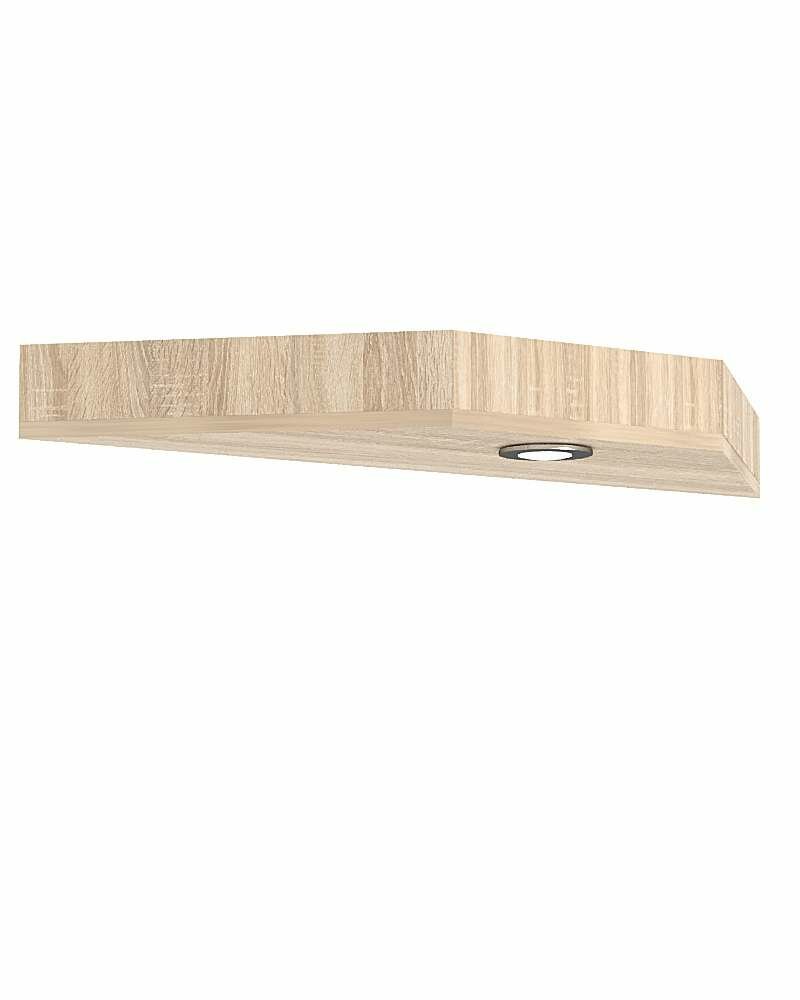 Верхний фриз серии эконом угловой Дуб сонома. Производство товара - компания ТОБ.