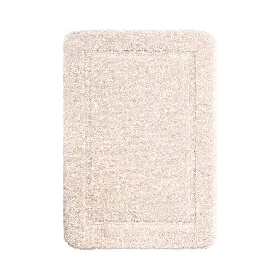 Коврик для ванной бежевый 65х45 см Promo