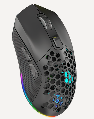 Изображение товара Игровая мышь беспроводная HXSJ T28WB с RGB подсветкой, 4800 DPI