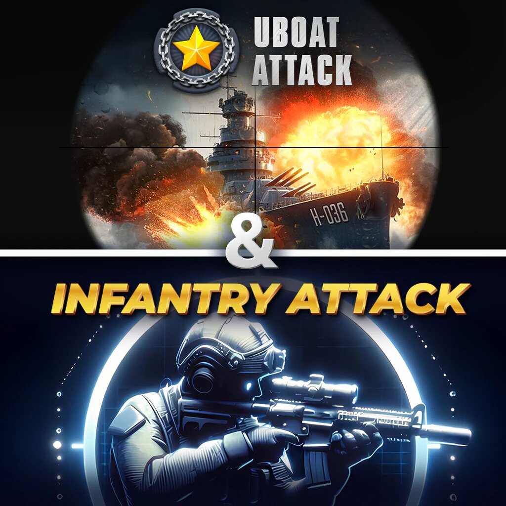 Uboat Attack & Infantry Attack для Турецкого аккаунта Sony PlayStation
