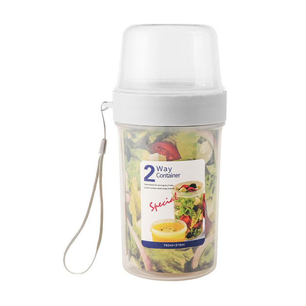 Refrigerator Double Layer Storage Box Fresh-Keeping Separate Crisper Sealed Cup