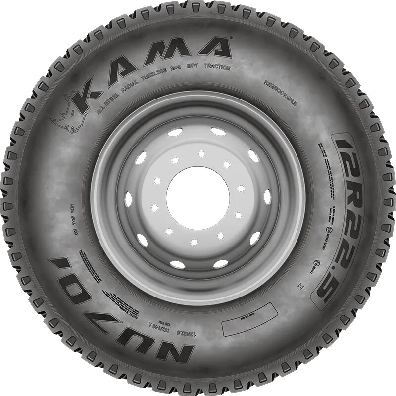 Шина грузовая Кама NU-701 315/80 R22.5 156/150K Ведущая ось цельнометаллическая