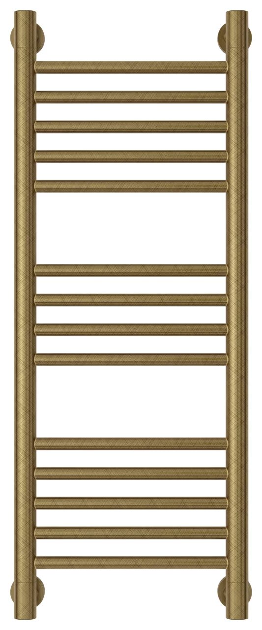 Водяной полотенцесушитель Сунержа Богема+ прямая 80х30 состаренная бронза - фото №1