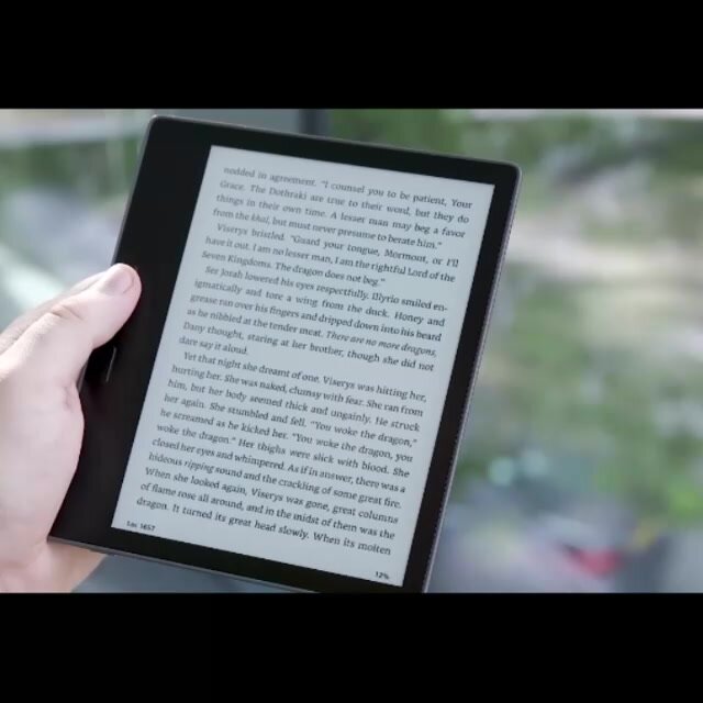 Электронная книга Amazon Kindle Oasis 3，7"，8GB，300PPI, поддержка IPX8, светло-серая，с 25 лампами для чтения — фото 1