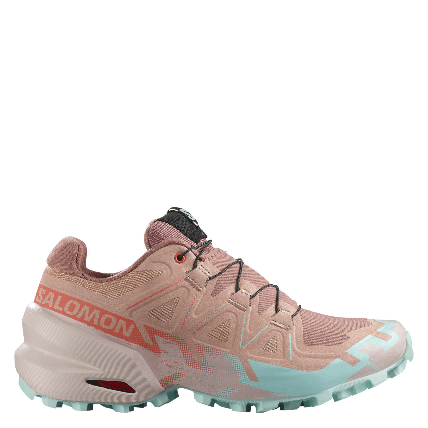 Кроссовки Salomon, размер 6.5 UK, розовый