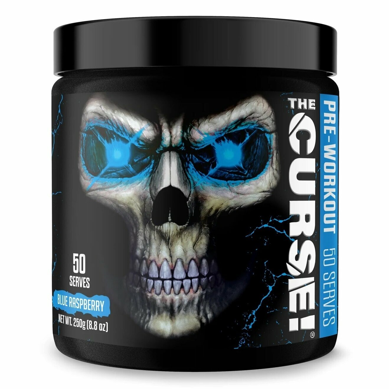 Предтренировочный комплекс CURSE, со вкусом голубой малины, 250 г