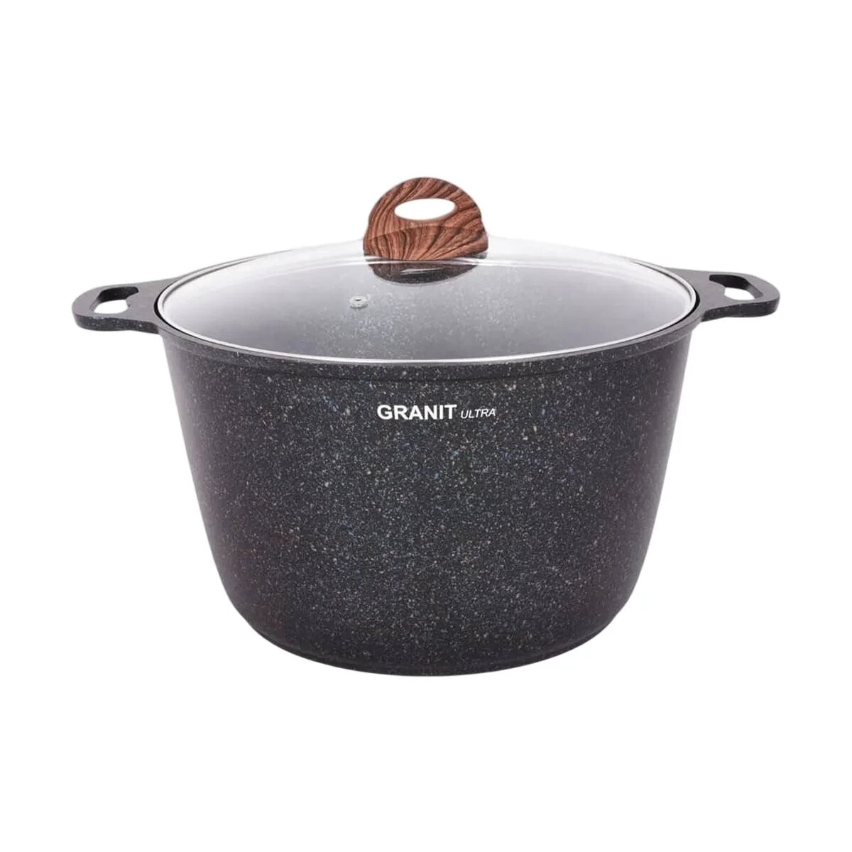 Кастрюля Kukmara 10л со стеклянной крышкой Granit ultra кгг102а