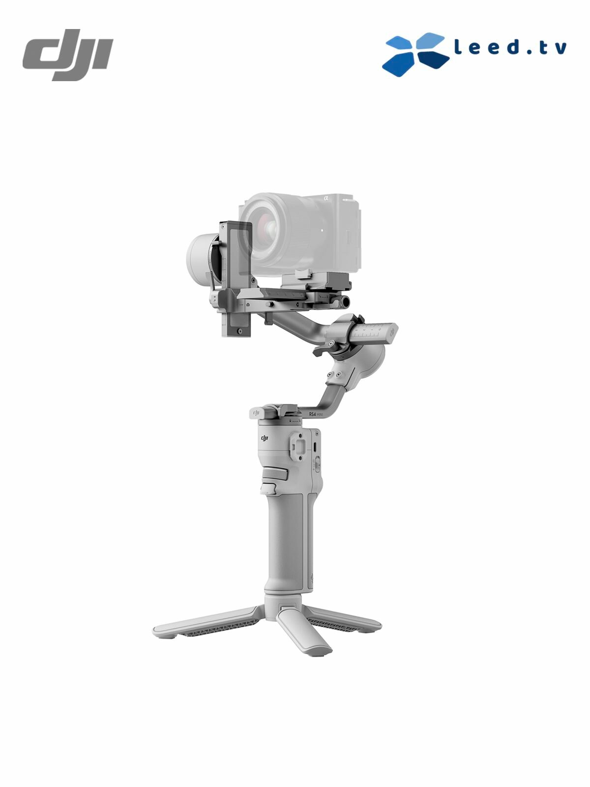 DJI RS4 Mini Легкий самостабилизатор мультимедиа, интеллектуальный трехосевой профессиональный портативный PTZ-сканер с защитой от встряхивания, костюм Dji rs 4 mini creator — фото 1