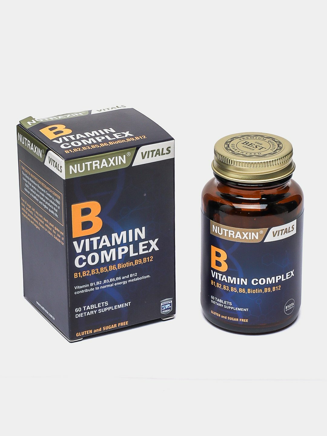 Nutraxin Витамин В Комплекс, 60 таблеток