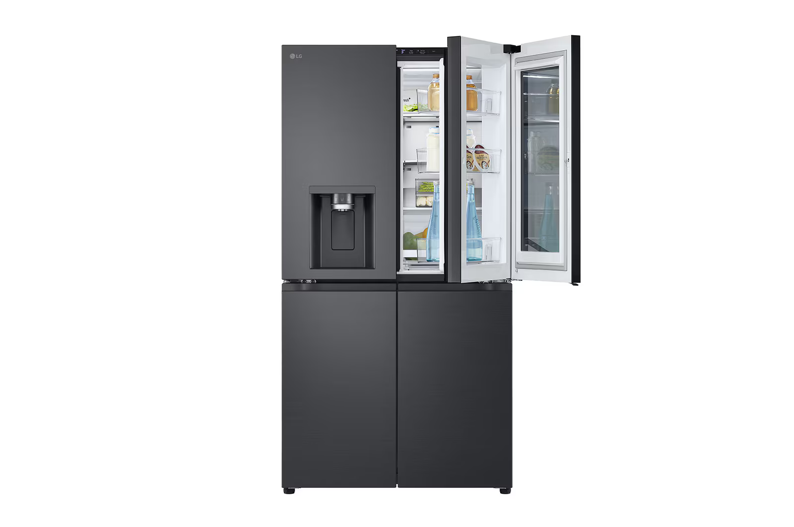 Холодильник LG GC X24FFCBB   679 л  Side by Side  InstaView Door in Door  No Frost  A   Инверторный компрессор  Черный