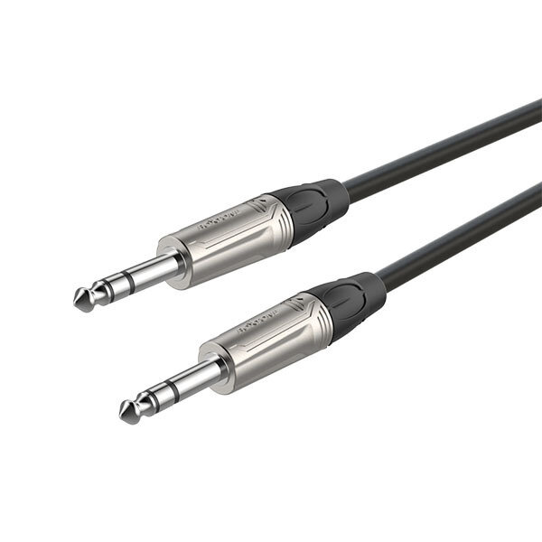 ROXTONE DMJJ200/0,5 Инструментальный кабель, 2x0,22mm2,∮6mm(MC002), 6,3mm stereo Jack(RJ3P-NN) – 6,3mm stereo Jack(RJ3P-NN), 0,5m, Вес: 0,094кг постав
