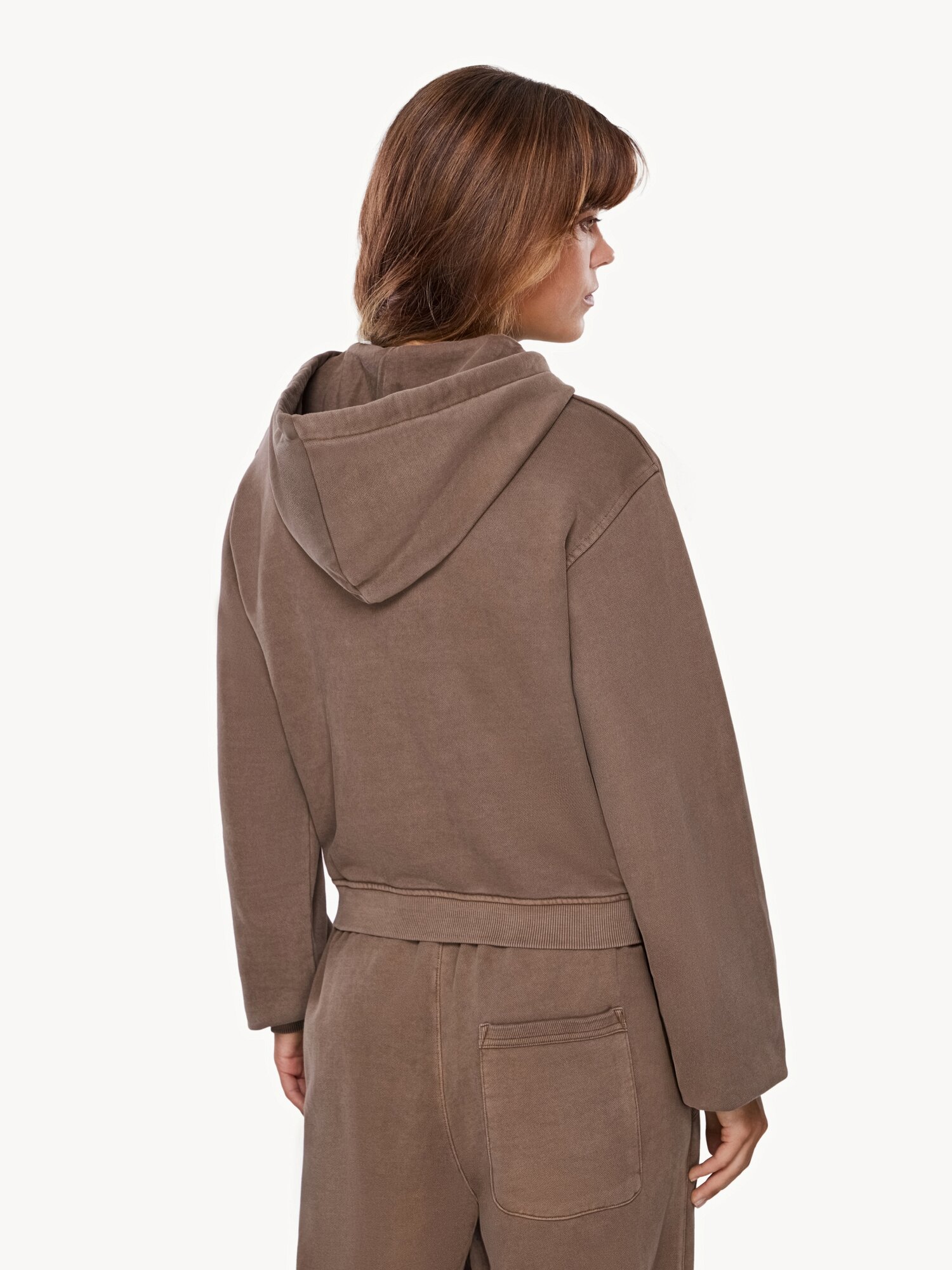 Худи MUTED из варёного хлопка, размер XS, , светло-коричневый — фото 1