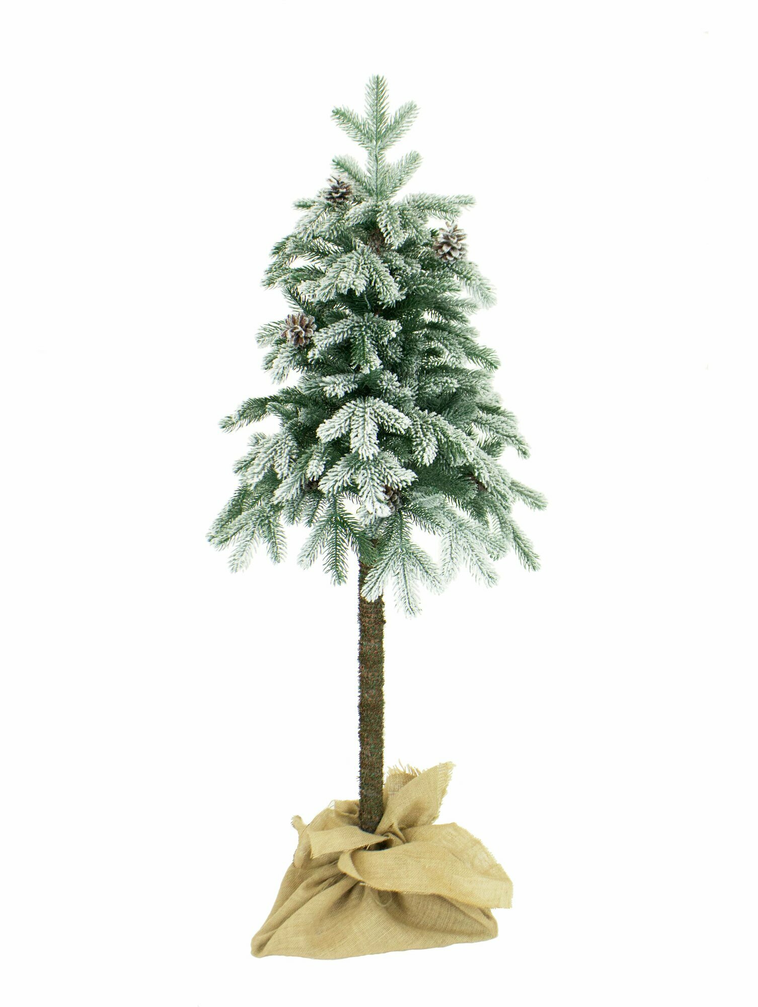 Елка BEATREES искусственная новогодняя Лаура на высокой ножке заснеженная зеленая 1 3 м