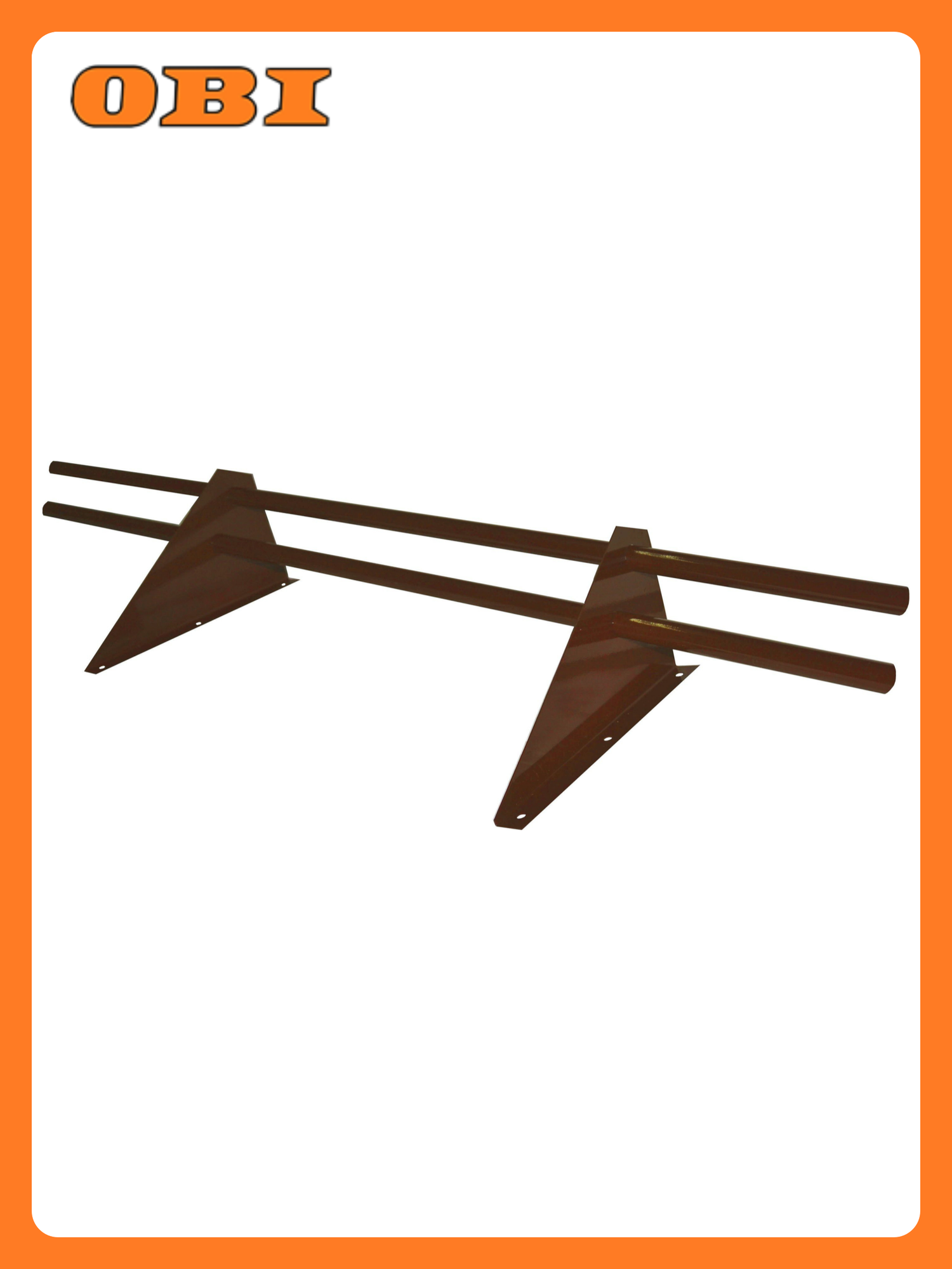 Снегозадержатель Таврос трубчатый коричневый для металлочерепицы и профнастила 300 см