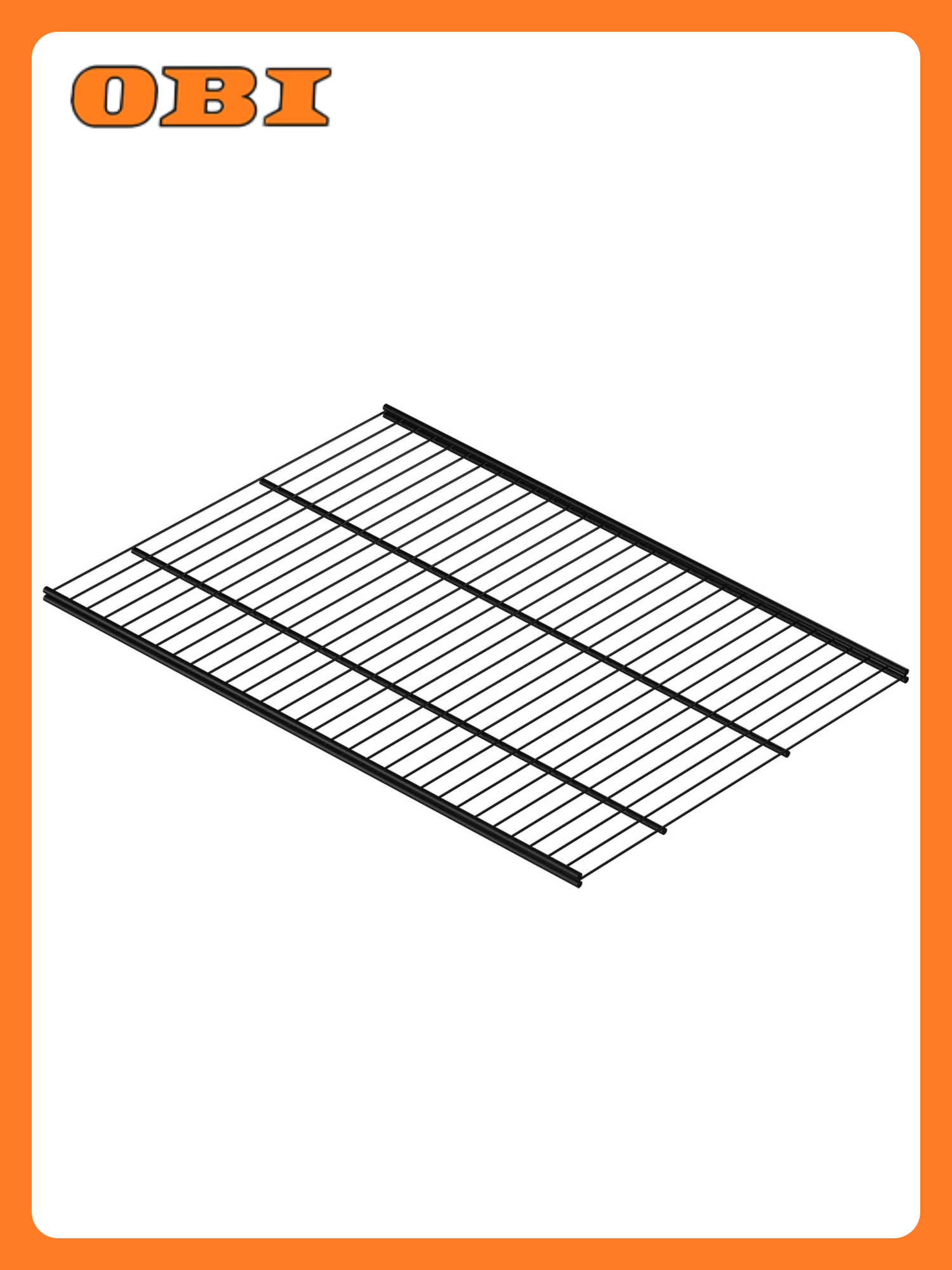 Полка для одежды Larvij L9964BL черная металл 603 x 406 x 1 см