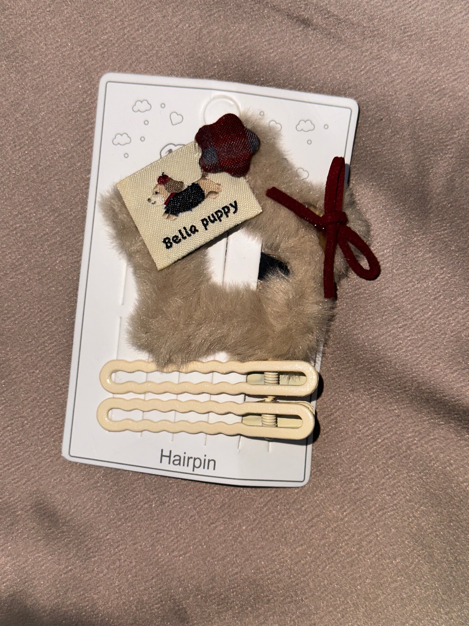 Набор заколок для укладки волос 3в1 , париж, цвет молочный , тренд зима 2026