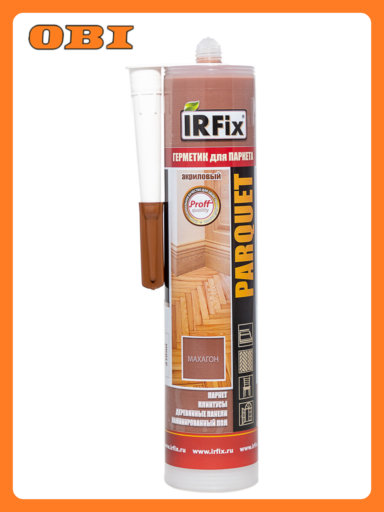 Акриловый герметик для паркета IRFIX PARQUET 310 мл 