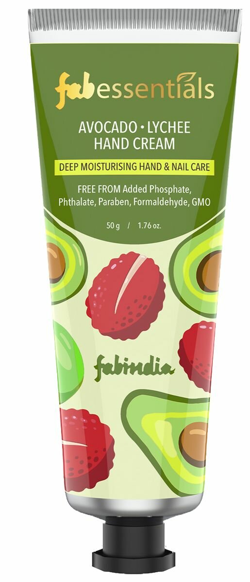 Крем для рук авокадо & личи Fabessentials Hand Cream 50 г