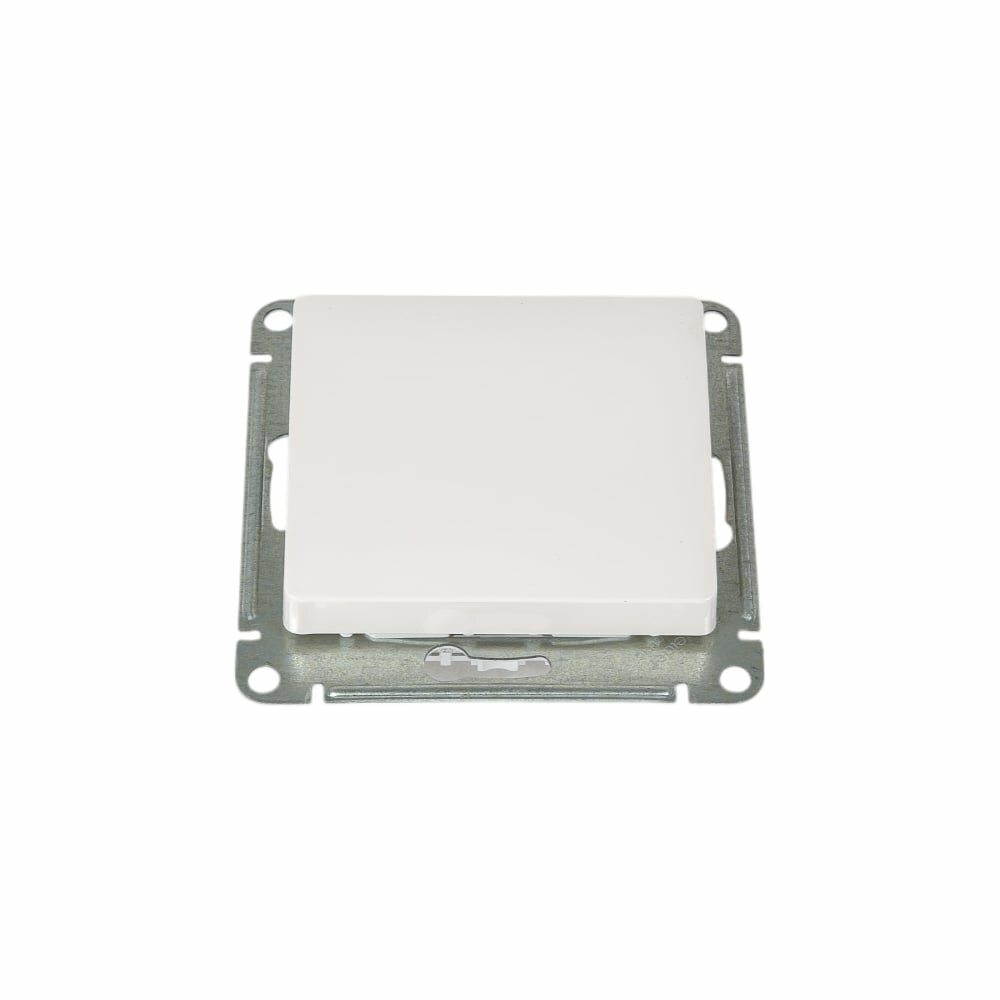 1-клавишный выключатель Systeme Electric Glossa Молочный, сх.1, 10AX GSL000911