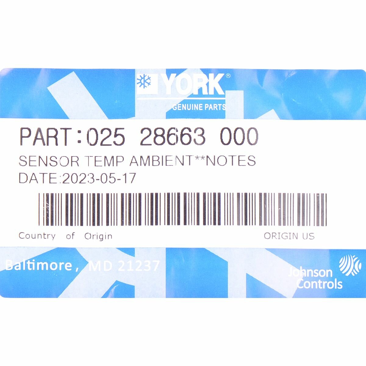 Датчик 025-28663-000 (021658) — фото 1