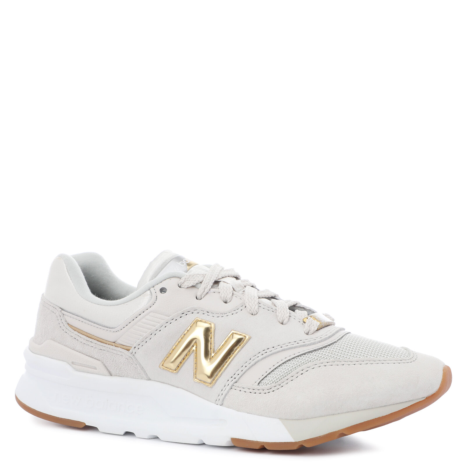 Кроссовки New Balance 997, размер 6 US, бежевый/золотой