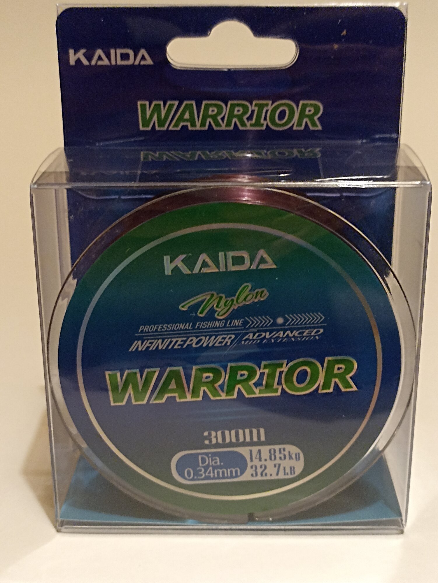 Леска Kaida warrior carp 300m 0.34mm 14.85kg