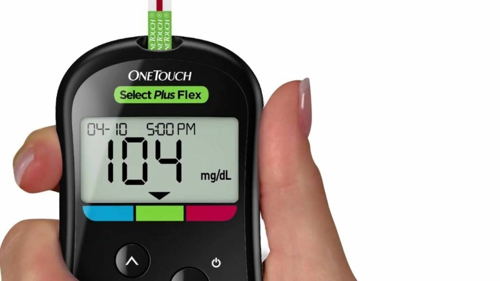 Картинки Глюкометр "One Touch Select Plus Flex" с прокалывателем + 10 ланцетов