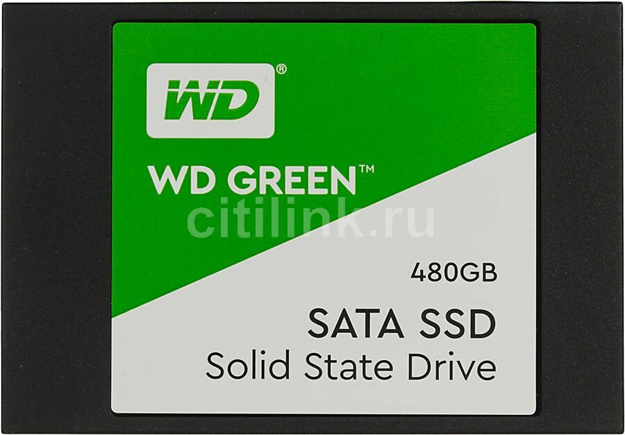 2.5" 480 Гб Western Digital Green(WDS480G2G0A) - фото №1